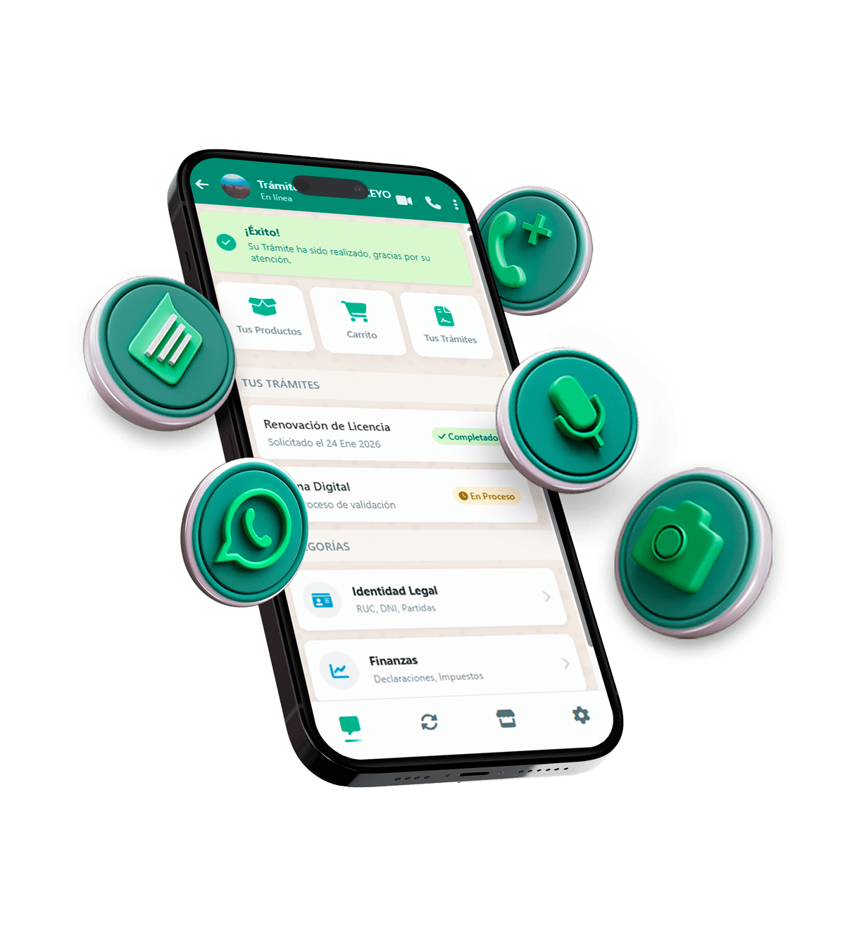 interfaz 6 whatsapp Home Chatbot